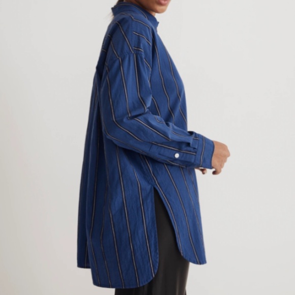 Madewell The Signature Poplin Oversized Shirt - Picture 1 of 11